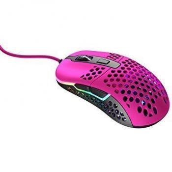 Xtrfy M42 RGB, Ratón Modular para Juegos Ultraligero, Rosa