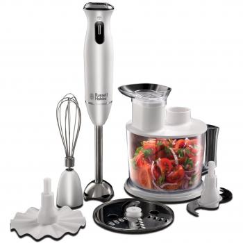 Russell Hobbs 21500-56 Aura - Batidora de mano 6 en 1 de 600w con 6 funciones, incluye cuenco 1,2 litros