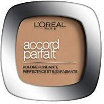 Polvo Compacto L'Oréal Accord Perfecto Acabado Natural D3 Beige Dorado 9 g