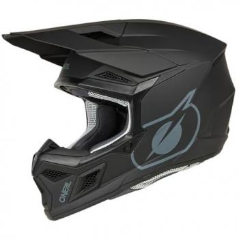 Casco de Cross O'Neal 3SRS Sólido Negro XS (53-54cm)