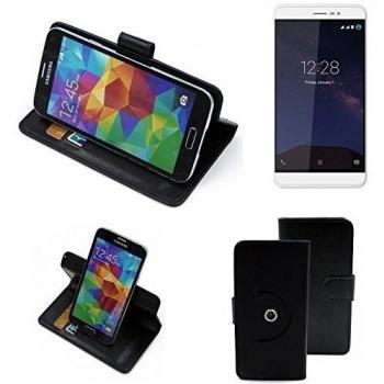 360° Funda Smartphone para coolpad Porto S, negro | Función de stand Caso Monedero BookStyle mejor precio, mejor funcionamiento - K-S-Trade
