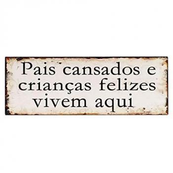Placas Pared Letrero Portugués Adorno Pared Placas Metal Colección Industrial Signes Grimalt Decor And Go 87186