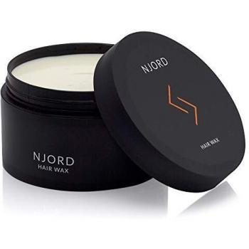 NJORD Hair Wax, Pomada Mate Cera Pelo Hombre Cremosa Gomina Hombre Duradera y Natural da Forma al Peinado y lo Fija, 100 ml