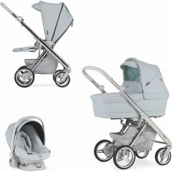 Carrinho Bebecar Pratika Special Chrome Trio KP-376