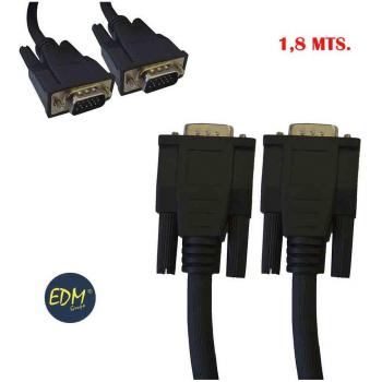 Cable VGA Macho-Macho de 1,80m - Alta Calidad