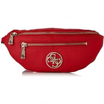 Guess Detail Belt Bag, bolso bandolera para Mujer, Negro