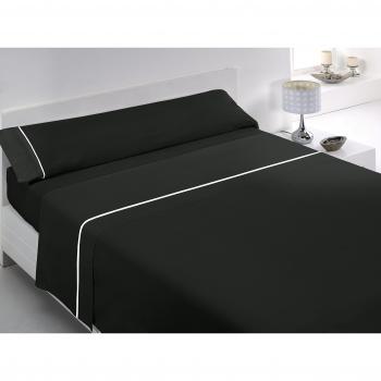 Glam X-Treme-20 - Juego de sábanas para cama de 150 cm, color negro