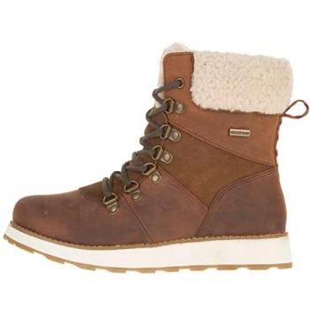 Kamik Women's Ariel F Waterproof Leather Winter Boots - Brown - Size 41.5