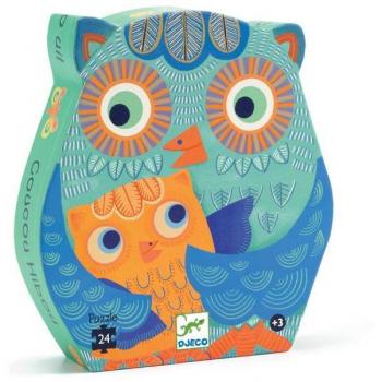 Puzzle Silueta Hola Búho 37215 Djeco