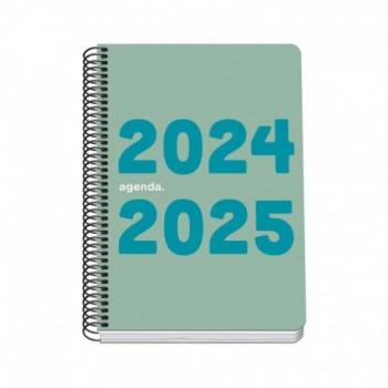 AGENDA ESCOLAR DOHE MEMORY A5 VERDE CON DÍA POR PÁGINA