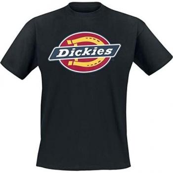 Dickies Men's Short Sleeve T-Shirt with Icon Logo, Black, Size M