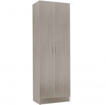 Habitdesign Armario Multiusos, 2 Puertas, Auxiliar, Acabado en Color Roble, Medidas 58,5 cm