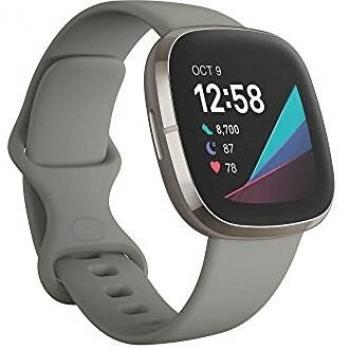 Fitbit Sense - Smartwatch avanzado de salud con herramientas avanzadas de la salud del corazón, gestión del estrés y tendencias de temperatura cutanea
