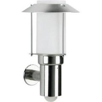 Aplique de exterior Tea con detector de movimiento y acabado en acero inoxidable