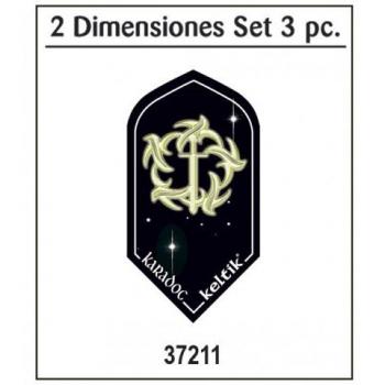 Voladores Karadoc Set de 3 Piezas Keltin Dos Dimensiones 37211