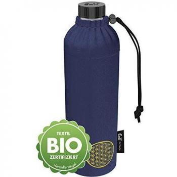 Botella de Vidrio Aislada Bio-Energía para Niños y Niñas, 0,75 L, Boca Ancha