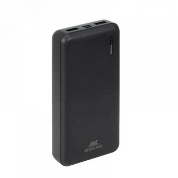 Rivacase VA2190 Powerbank 20000mAh Tipo-C Polímero de Litio Negro