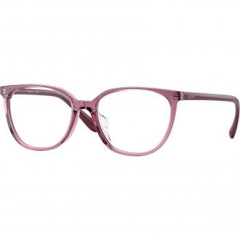 Vogue Eyewear VO5379D Asian Fit 2798 Women's Eyeglasses Red Size 54 (Frame Only) - Blue Light Block Available