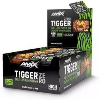Amix Tigger Zero Protein Bar Chocolate Caramelo 20x60g Barritas Energéticas