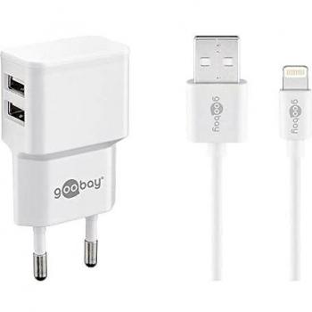 Cargador de dispositivo móvil Goobay 44979 - Blanco