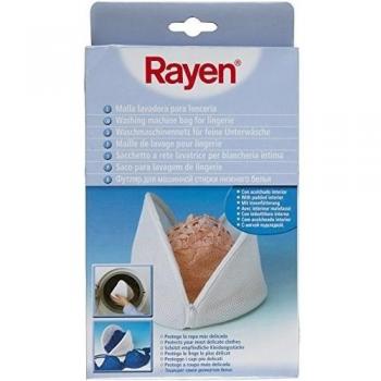 Rayen 6391 - Malla Lavadora Lenceria, Funda para Ropa Delicada, Color Blanco