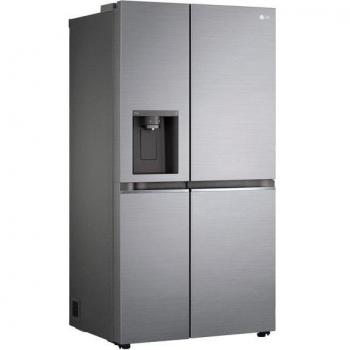 LG GSLV71PZTD Side By Side Refrigerator - Gran Capacidad, Diseño Elegante, DoorCooling, Dispensador de Agua y Hielo, Independiente, 635 L Clase Energética D,