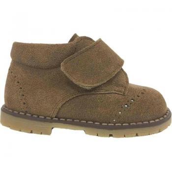Botines de Niño Gulliver MU-1933 Camel y Marrón, con diseño moderno, material sintético, suela antideslizante, cierre de velcro para fácil ajuste y plantilla acolchada para mayor comodidad