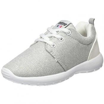 Zapatillas Deportivas de Niña MTNG 47305 CAISY Plateadas con Detalles Brillantes