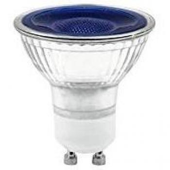 Omnilux 88540646 - Bombilla LED SMD Gu-10, 230 V, 7 W, color azul
