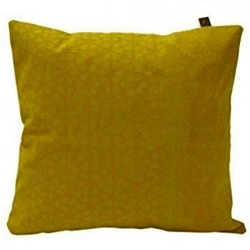 Overseas Almohada Batik 45 x 45 cm Material Lona con Estampado de Color Ocre