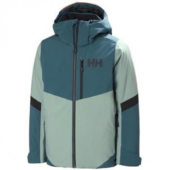 Chaqueta de esquí infantil Helly Hansen Elevate verde 152/12