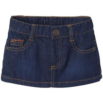 VERTBAUDET Falda Vaquera bebé niña Denim Natural 3-6 Meses, 67CM