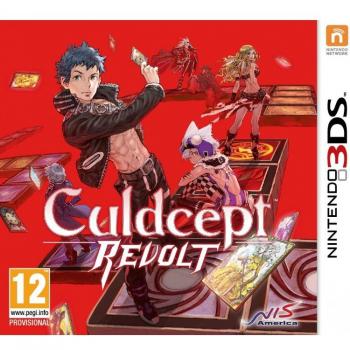 Culdcept Revolt - Juego de mesa estratégico para Nintendo 3DS, incluye cartas coleccionables, tableros interactivos, modo multijugador y gráficos en 3D