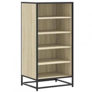 Estantería Zapatera de Madera Ingenierizada Roble Sonoma 48x38x97,5 cm