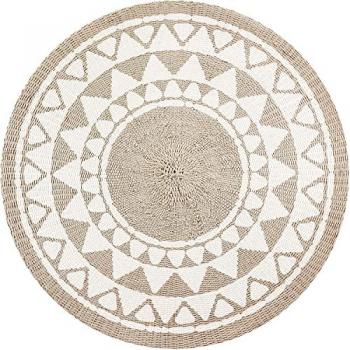 Alfombra de vinilo Khamba Rattan [Diam] 100 cm
