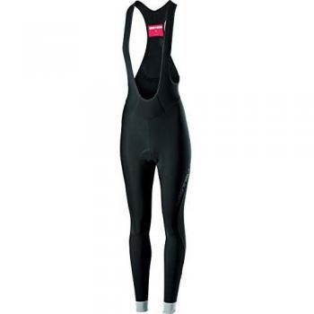 CASTELLI Todo Nano W Bibtight - Pantalones Cortos de Ciclismo para Mujer, Color Negro, Talla S