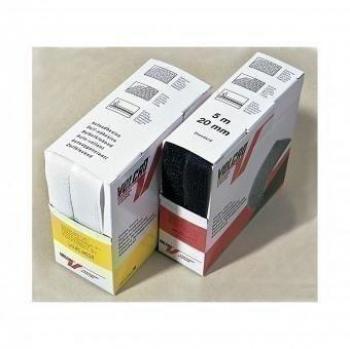 Relags Velcro Gancho y Bucle Cinta Adhesiva, Negro, 5 m