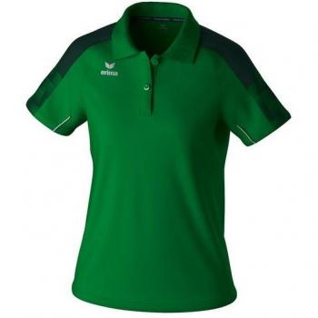 Erima Evo Star Women's Short Sleeve Polo Shirt in Emerald/Pine Grove 40