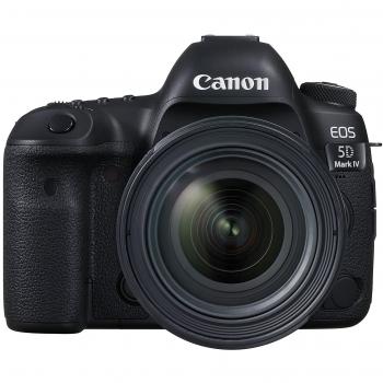 Canon EOS 5D Mark IV + EF 24-70mm f/4L IS USM Juego de cámara SLR 30.4MP CMOS 6720 x 4480Pixeles Negro - Cámara digital