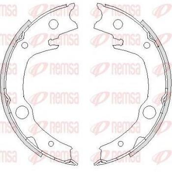 Kit de zapatas de freno REMSA 4729.00 para frenos de tambor