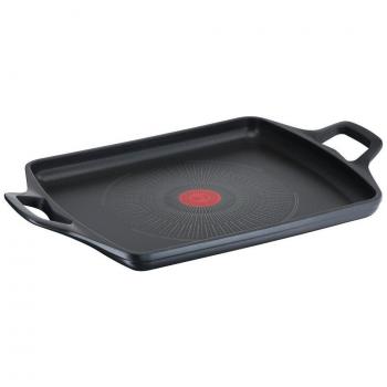 Plancha de Asar TEFAL Robusto 32x26cm Antiadherente Negro