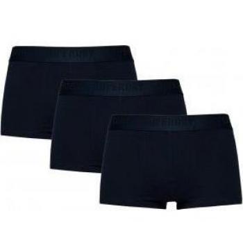 Superdry Men's Organic Cotton Trunk Multi Pack (3 Units) - Richest Navy, Size S