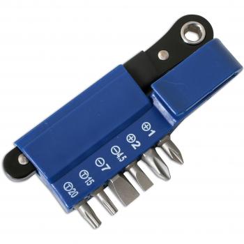 Laser 2562 - Juego de puntas para llave de carraca mini