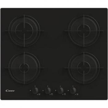 Placa de gas Candy CVW6BB de 60cm con 4 zonas en color negro