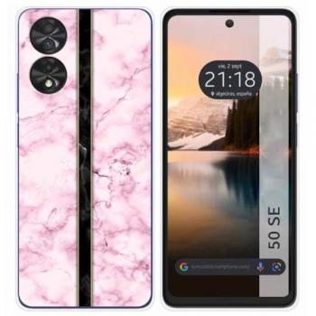 Funda de Silicona para TCL 50 SE Diseño Mármol 04