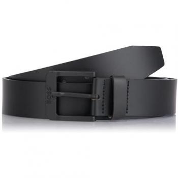 BOSS Orange Jemio Men's Black Leather Belt - Size 38