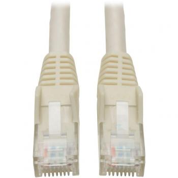 Tripp Lite N201-010 RJ45 Male to Male Cat6 Gigabit Snagless Molded Patch Cable - White
