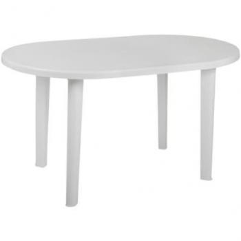 Mesa Ovalada de Resina Breeze 137x85x72cm Thinia Home