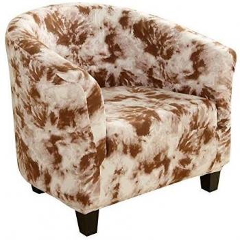 HIFUAR Fundas Elásticas para Sillón Chesterfield,1 Pieza Moderna Funda de Butaca de Salón Lavable Cubierta Protector de Mueble Elegante para Chester 1 Plaza,Dormitorio,Recepción,Contador,Marron
