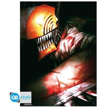 Póster GB Eye Chainsaw Man Furioso de Papel Laminado 170g - Decoración Moderna